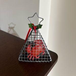 Anthropologie Crab Christmas Ornament